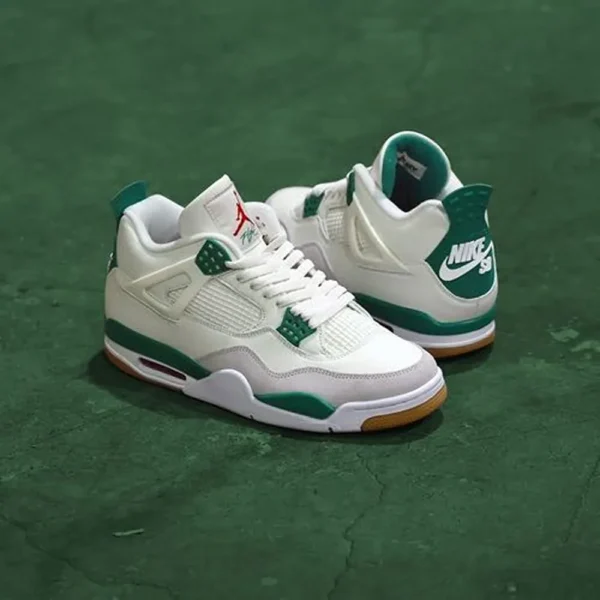Premium Air Jordan Retro 4 Pine Green Shoes For Men (FT460)