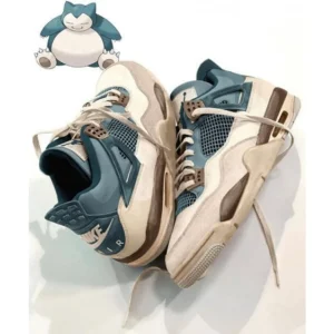Premium Air Jordan Retro 4 Snorlax Custom Shoes For Men (FT762)