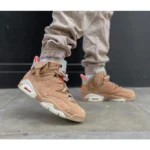 Premium Air Jordan Retro 6 British Khakhi Shoes For Men (SL715)