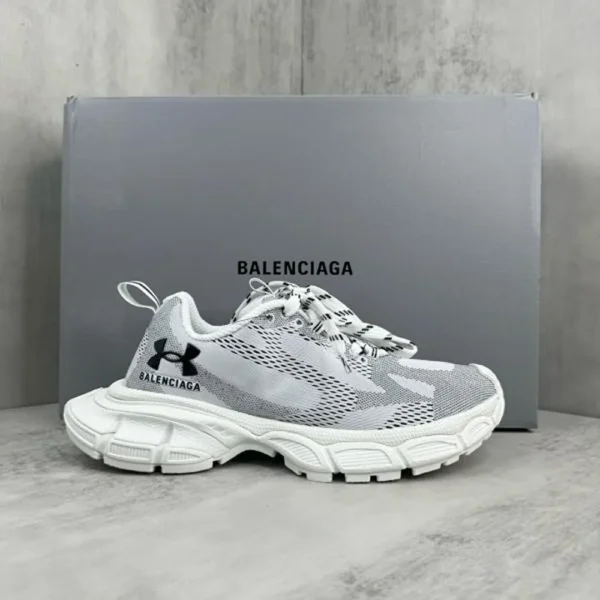 Premium Balenciaga 3xl X Under Armour Grey White Shoes For Men (SL714)