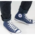 Premium Converse All Star High Blue Shoes For Men (FT483)