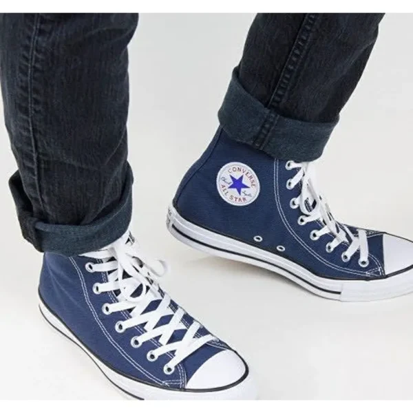 Premium Converse All Star High Blue Shoes For Men (FT483)