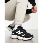 Premium New Balance 9060 Black White Shoes For Men (FT407)