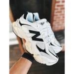 Premium New Balance 9060 Black White Shoes For Men (SL766)