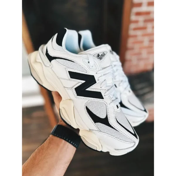 Premium New Balance 9060 Black White Shoes For Men (SL766)