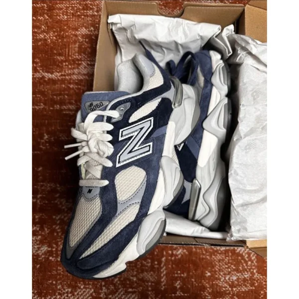 Premium New Balance 9060 Indigo Blue Shoes For Men (BSF1095)