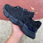 Premium New Balance 9060 Triple Black Suede For Men (FT764)