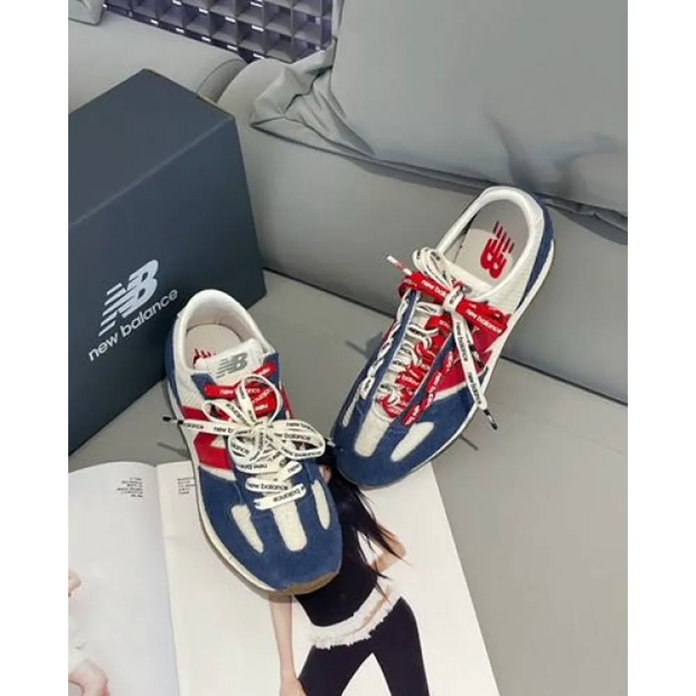 Premium New Balance u471ak Navy Red Shoes For Men (FT469)