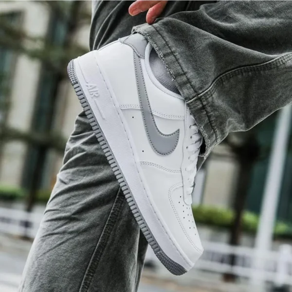 Premium Nike Air Force 1 07 Light Smoke Grey Shoes For Men (SL608)
