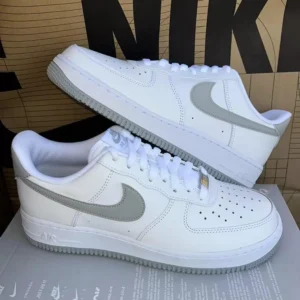 Premium Nike Air Force 1 07 Light Smoke Grey Shoes For Men (SL608)