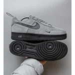 Premium Nike Air Force 1 Low 07 Reflective Swoosh Cool Grey Shoes For Men (SL610)