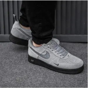 Premium Nike Air Force 1 Low 07 Reflective Swoosh Cool Grey Shoes For Men (SL610)