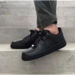 Premium Nike Air Force 1 Low All Black Shoes For Men (FT472)