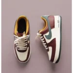 Premium Nike Air Force 1 Low Dark Team Red Vintage Shoes For Men (FT451)