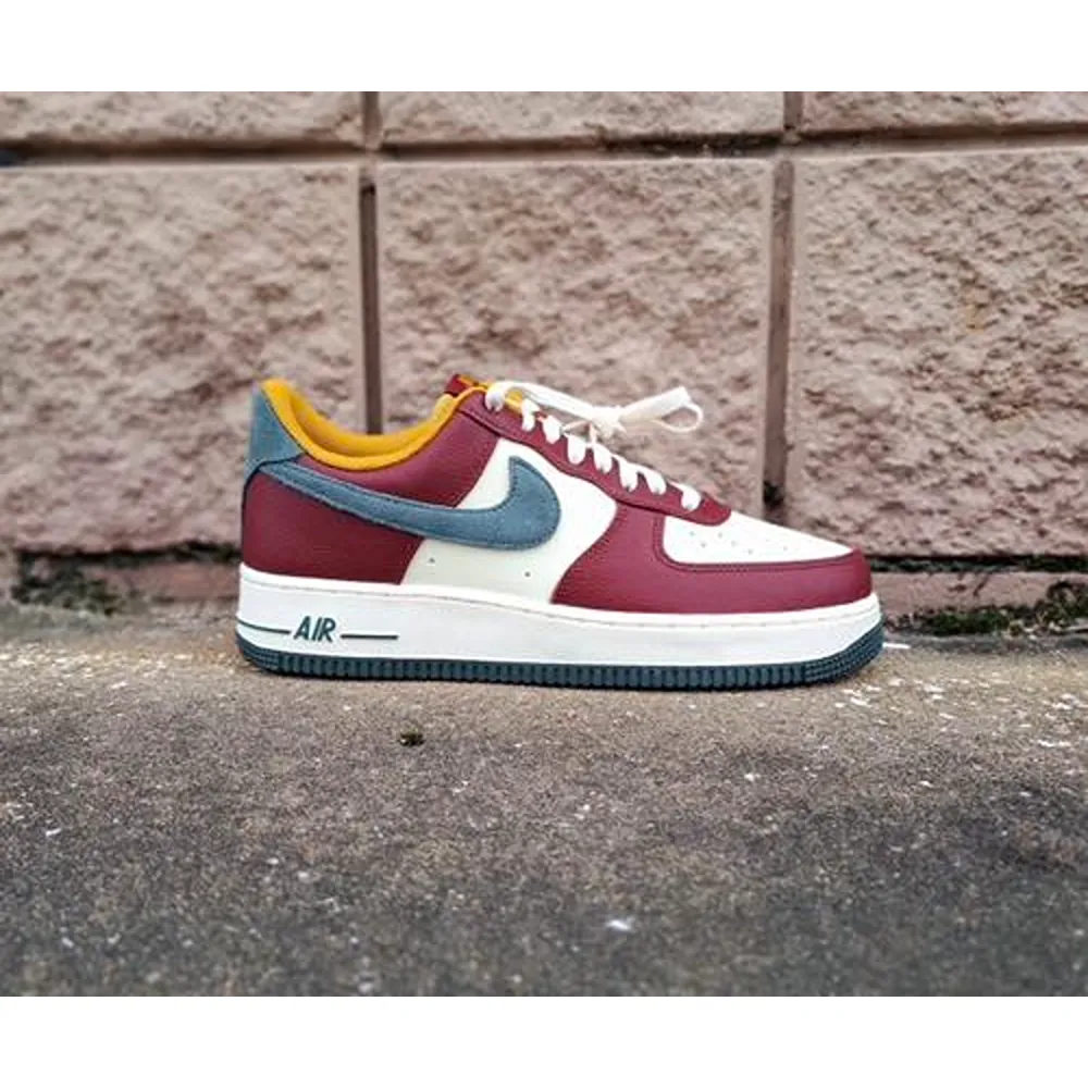 Premium Nike Air Force 1 Low Dark Team Red Vintage Shoes For Men (FT451)