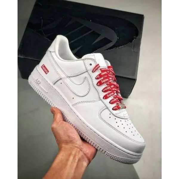 Premium Nike Air Force 1 Supreme White Shoes For Men (SL646)