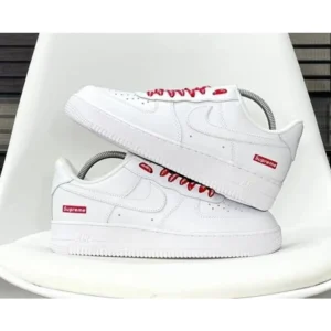 Premium Nike Air Force 1 Supreme White Shoes For Men (SL757)