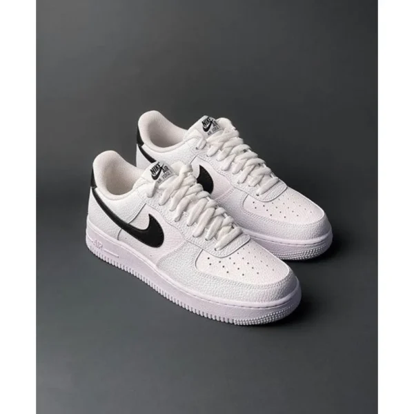 Premium Nike Air Force 1 White Black Shoes For Men (BSF1024)