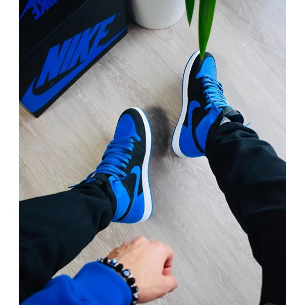 Premium Nike Air Jordan Retro 1 High Royal Shoes For Men (FT415)