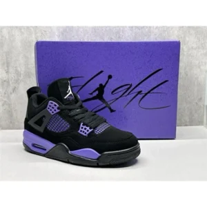 Premium Nike Air Jordan Retro 4 Purple Thunder Shoes For Men (SL654)