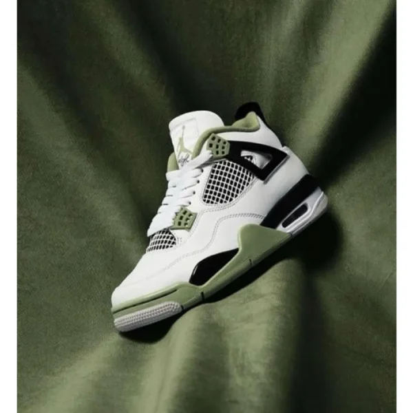 Premium Nike Air Jordan Retro 4 Seafoam Shoes For Men (SL664)