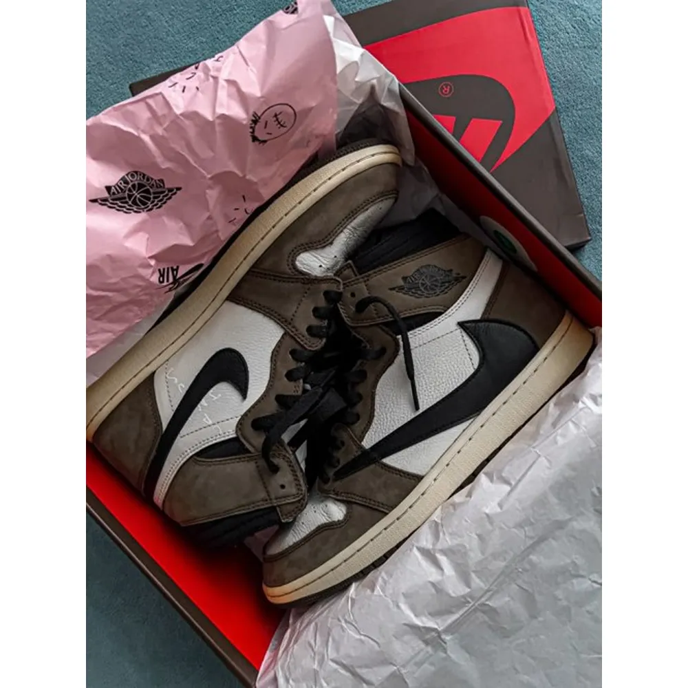 Premium Nike Air Jordan Travis Scott Retro Shoes For Men (FT433)