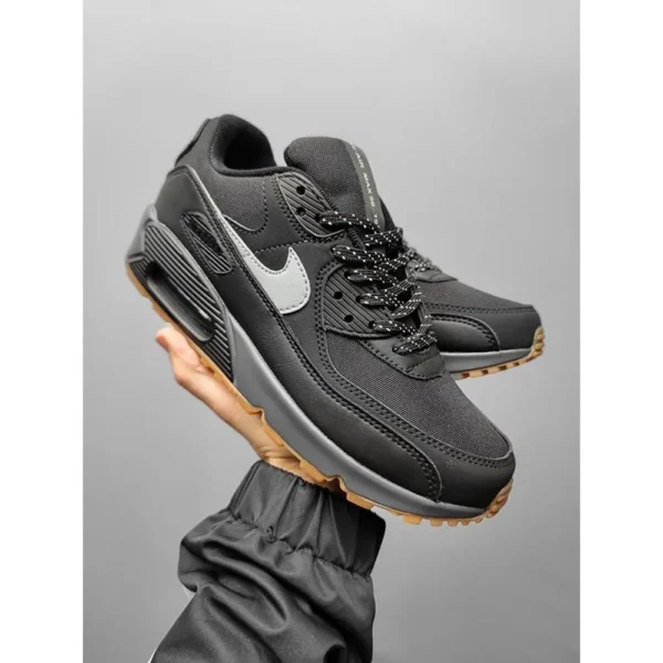 Premium Nike Air Max 90 Black Gum Shoes For Men (SL629)
