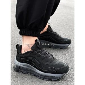 Premium Nike Air Max 97 Futura Black Shoes For Men (SL657)