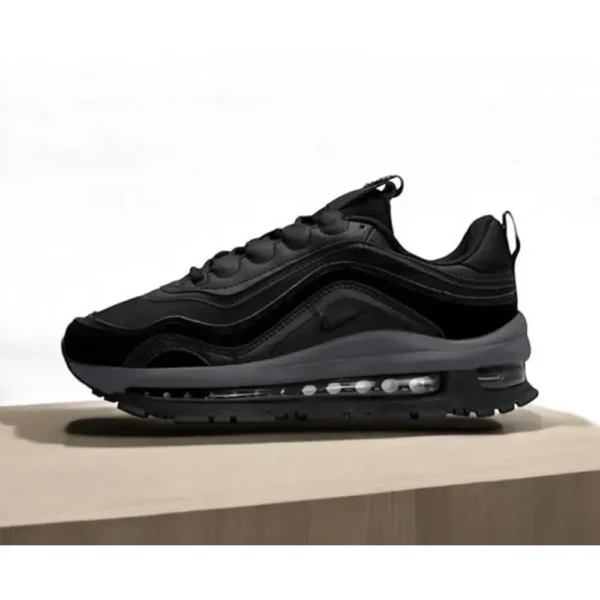 Premium Nike Air Max 97 Futura Black Shoes For Men (SL657)