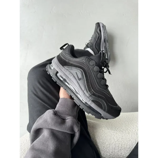 Premium Nike Air Max 97 Futura Black Shoes For Men (SL657)