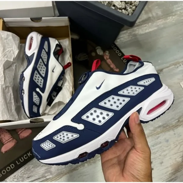 Premium Nike Air Max Sndr White Navy Shoes For Men (FT780)