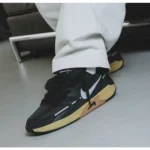 Premium Nike Jam Electric Black Gum Shoes For Men (FT495)