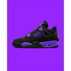 Premium Nike Jordan Retro 4 Purple Thunder Shoes For Men (SL665)