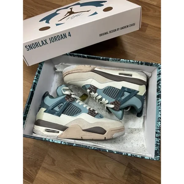 Premium Nike Jordan Retro 4 Snorlax Shoes For Men (SL640)