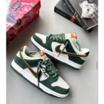 Premium Nike SB Dunk Low Otomo Katushiro Green Suede Shoes For Men (FT464)