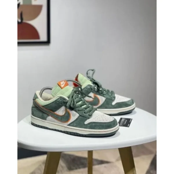 Premium Nike SB Dunk Low Otomo Katushiro Green Suede Shoes For Men (FT464)