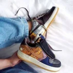 Premium Nike Travis Scott Cactus Jack X Air Force 1 Low Shoes For Men (BSF1022)