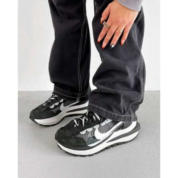 Premium Nike Vapor Waffle Black White X Sacai Shoes For Men (SL635)