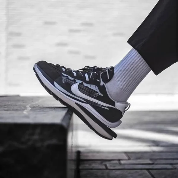 Premium Nike Vapor Waffle Black White X Sacai Shoes For Men (SL635)