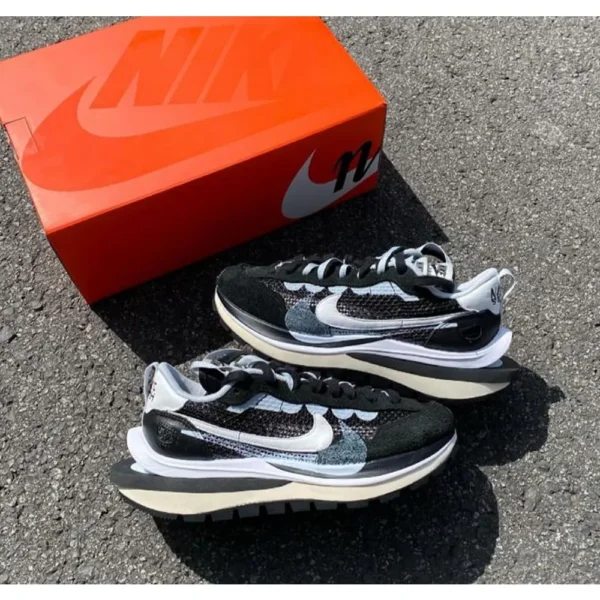 Premium Nike X Sacai Vapor Waffle Black White Shoes For Men (SL658)