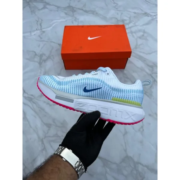 Premium Nike Zoom Flyknit Invincible 4 White Shoes For Men (SL611)
