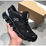 Premium On Cloud X 3 Running Trainer All Black Shoes For Men (FT463)