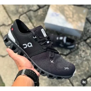 Premium On Cloud X 3 Running Trainer All Black Shoes For Men (FT463)