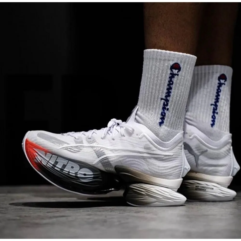 Premium Puma Fastroid Nitro White Shoes For Men (FT412)