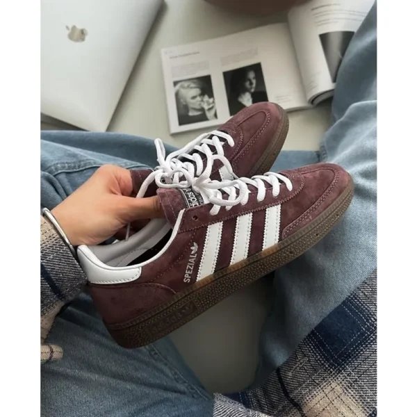 Trendy Adidas Spezial Handball Edition Brown Shoes For Men (SL732)