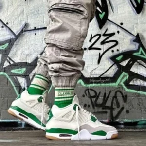 Trendy Air Jordan Retro 4 Pine Green Shoes For Men (SL741)