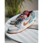Trendy Nike Air Jordan Retro 1 Low Repaired Denim Shoes For Men (SL730)