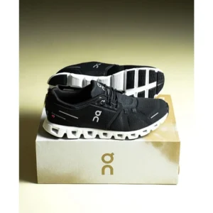 Trendy On Cloud 5 Nova Black White Shoes For Men (SL743)