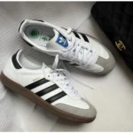 First Copy Adidas Samba White To Black Shoes For Men (FT1141)
