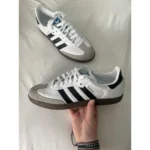 First Copy Adidas Samba White To Black Shoes For Men (FT1141)